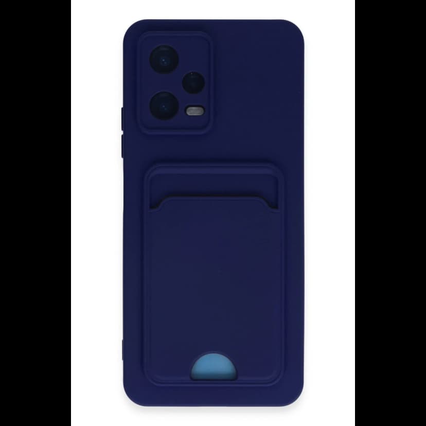 Newface Xiaomi Poco X5 5G Kılıf Kelvin Kartvizitli Silikon - Lacivert