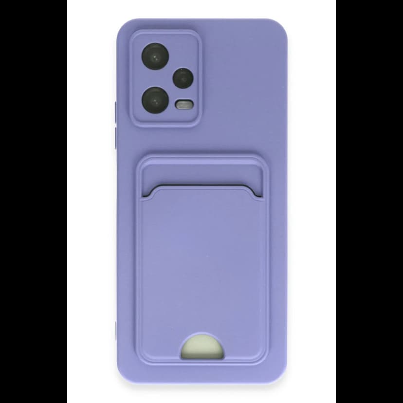 Newface Xiaomi Poco X5 5G Kılıf Kelvin Kartvizitli Silikon - Lila