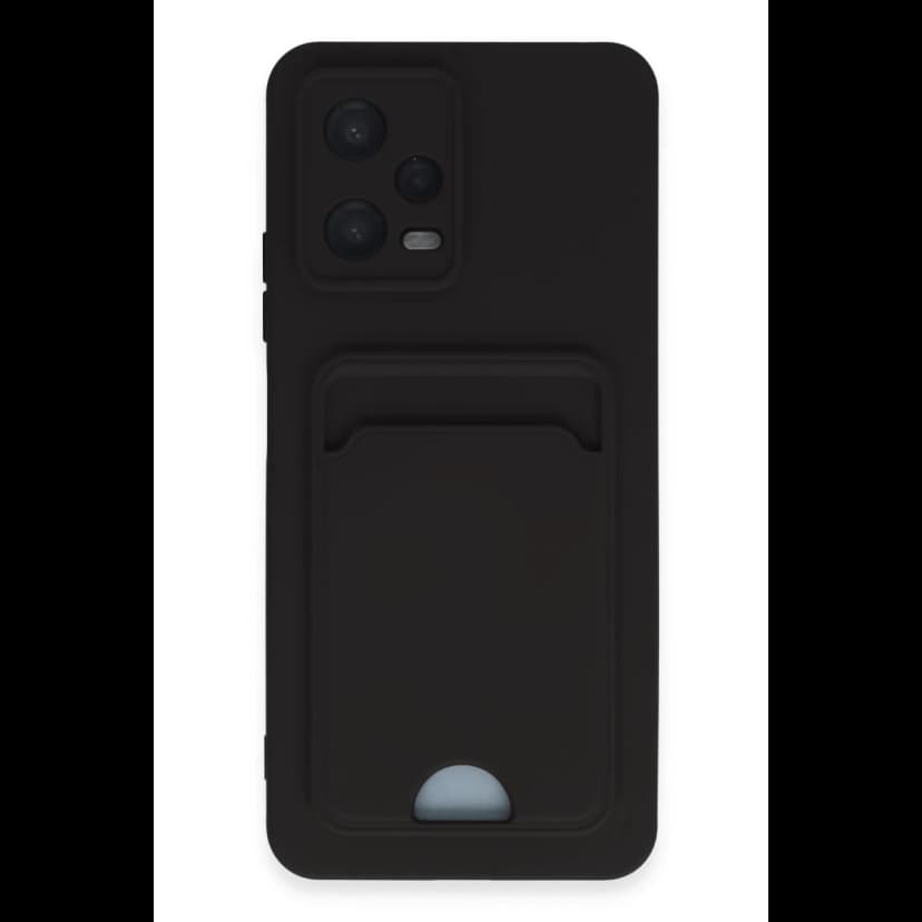 Newface Xiaomi Poco X5 5G Kılıf Kelvin Kartvizitli Silikon - Siyah