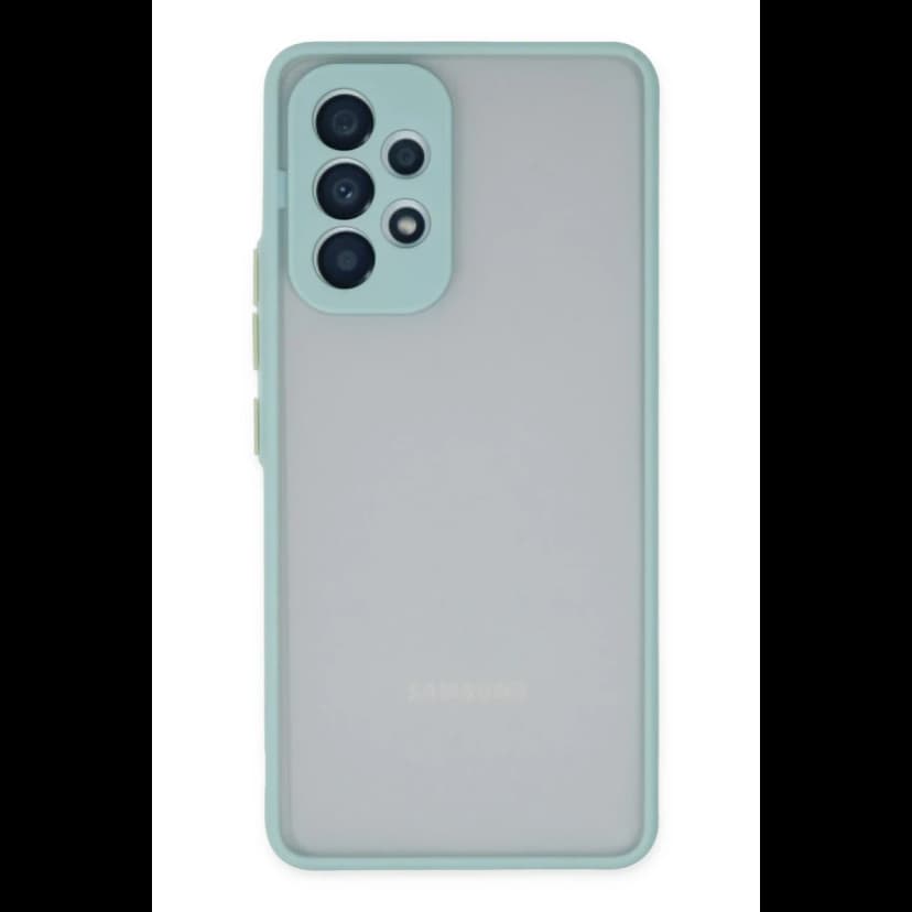 Newface Samsung Galaxy A53 5G Kılıf Montreal Silikon Kapak - Turkuaz