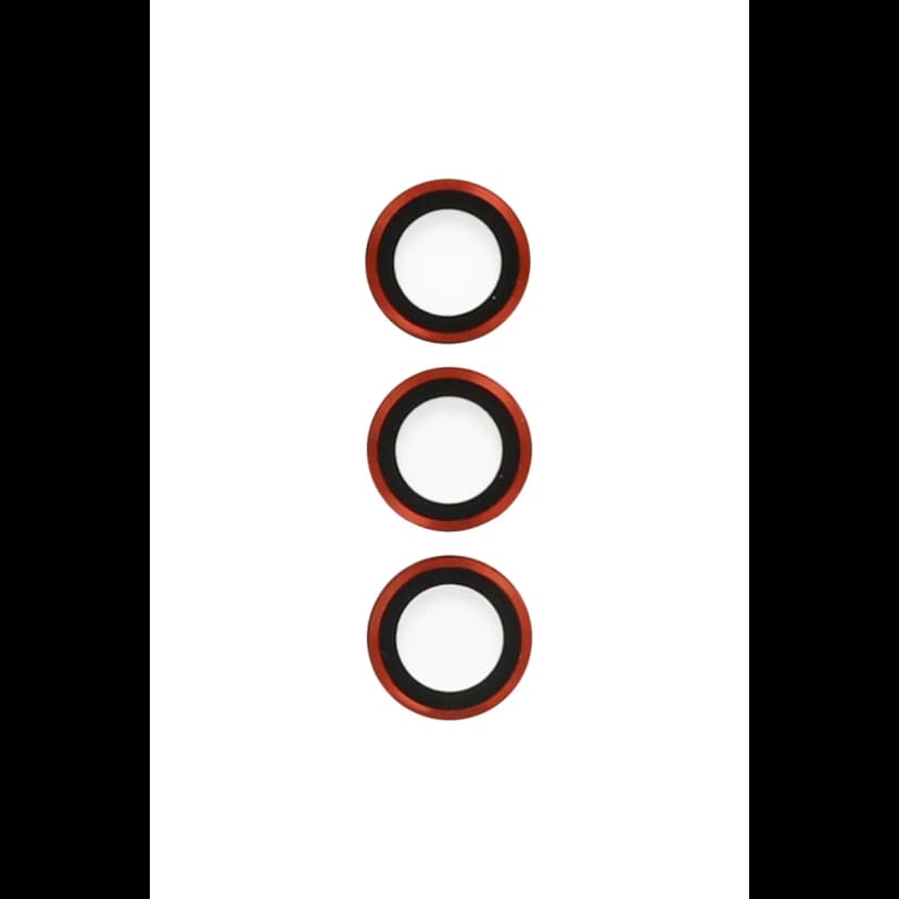Newface Samsung Galaxy S23 Ultra Metal Kamera Lens - Kırmızı