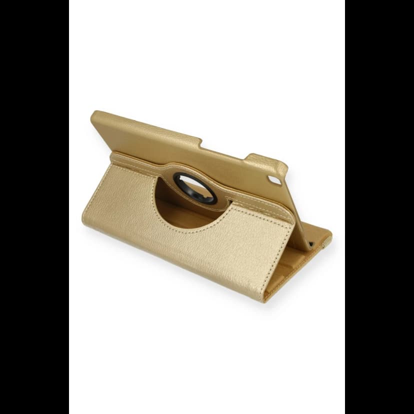 Newface Samsung Galaxy T290 Tab A 8 Kılıf 360 Tablet Deri Kılıf - Gold
