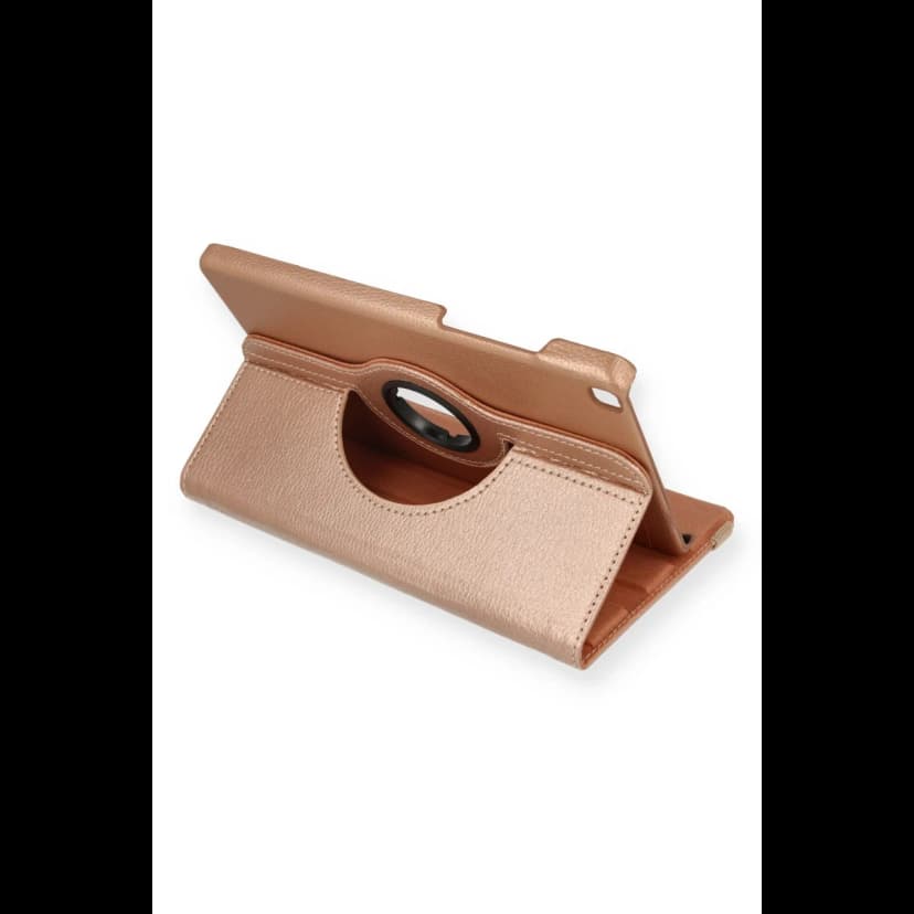 Newface Samsung Galaxy T290 Tab A 8 Kılıf 360 Tablet Deri Kılıf - Rose Gold