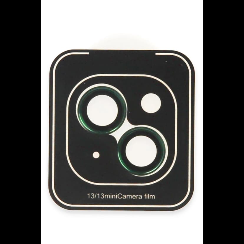 URR Apple iPhone 13 Titanium Alloy AR Kamera Lens Koruyucu - Yeşil