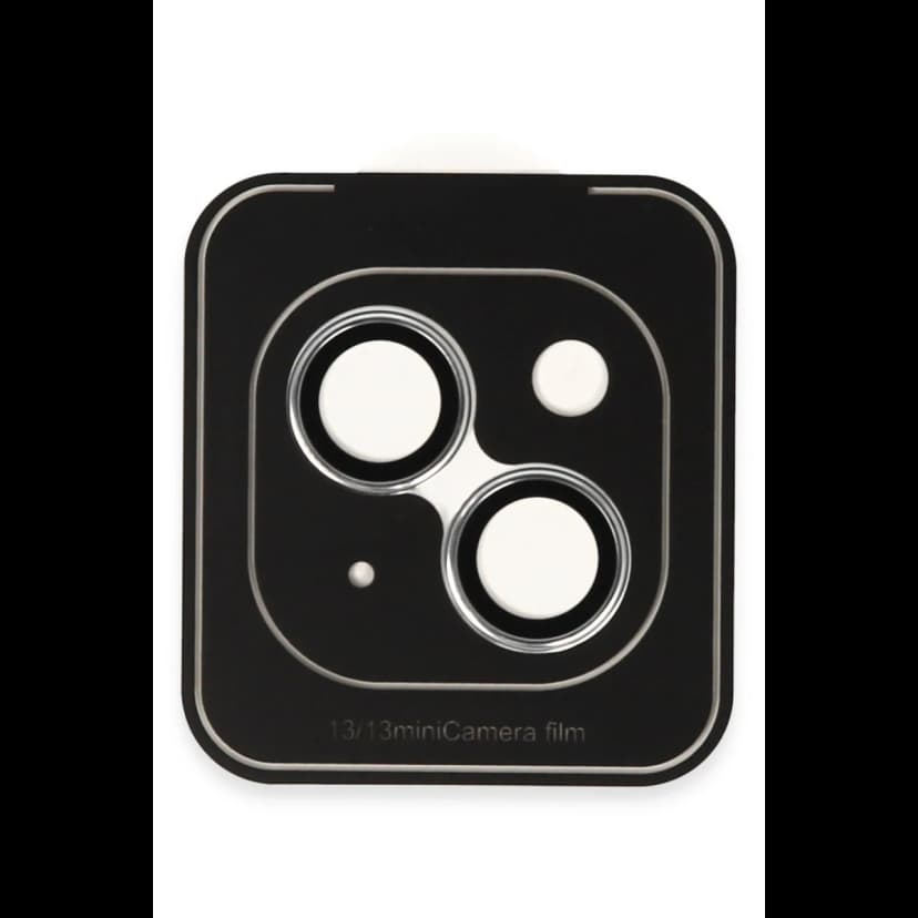 URR Apple iPhone 13 Titanium Alloy AR Kamera Lens Koruyucu - Gümüş