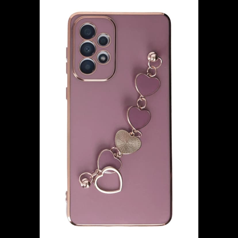 Newface Samsung Galaxy A33 5G Kılıf Esila Silikon - Mor