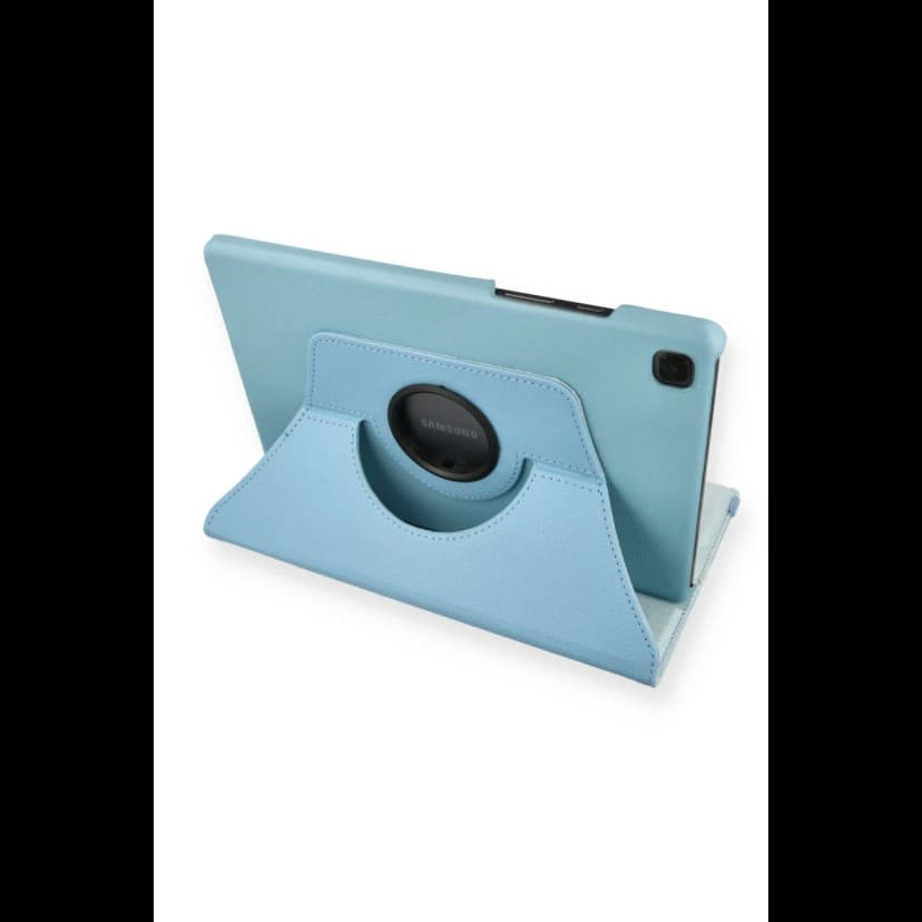 Newface Samsung Galaxy T500 Tab A7 10.4 Kılıf 360 Tablet Deri Kılıf - Turkuaz