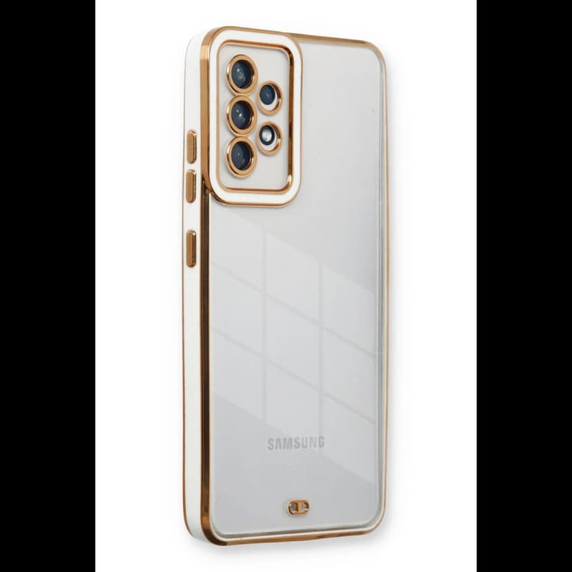 Newface Samsung Galaxy A53 5G Kılıf Liva Lens Silikon - Beyaz