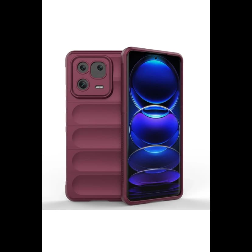 Newface Xiaomi Mi 13 Kılıf Optimum Silikon - Bordo