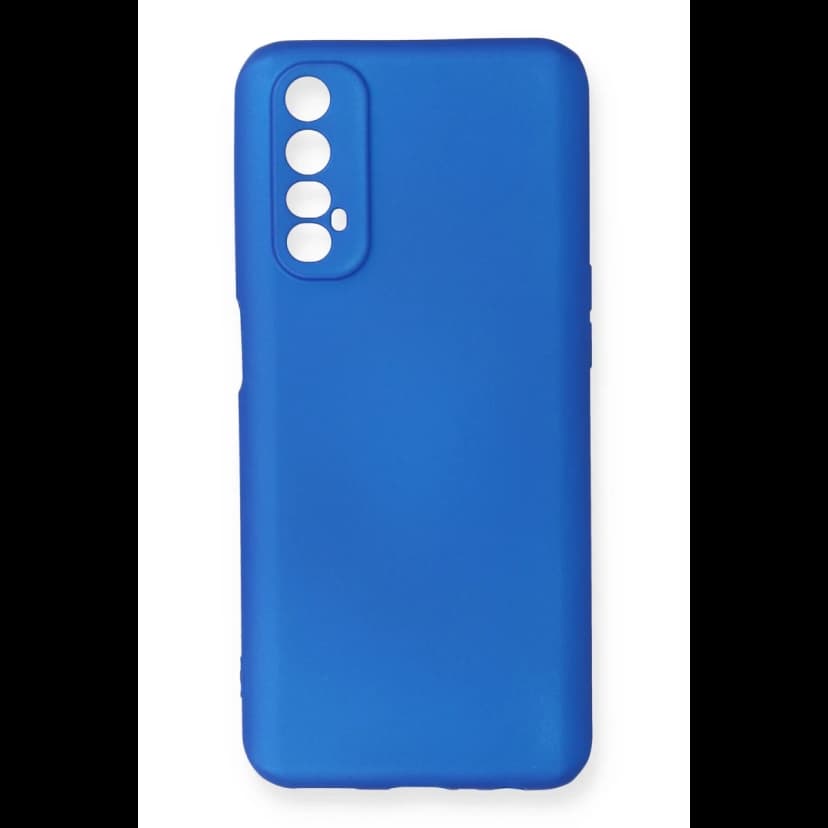 Newface Realme 7 Kılıf First Silikon - Mavi