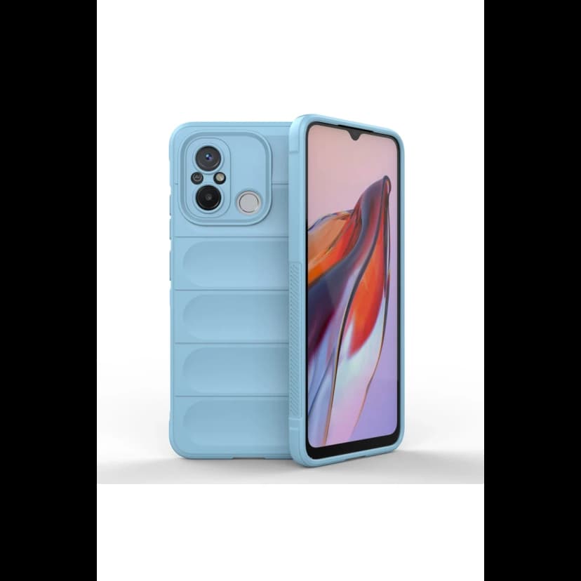 Newface Xiaomi Redmi 12C Kılıf Optimum Silikon - Sky Blue