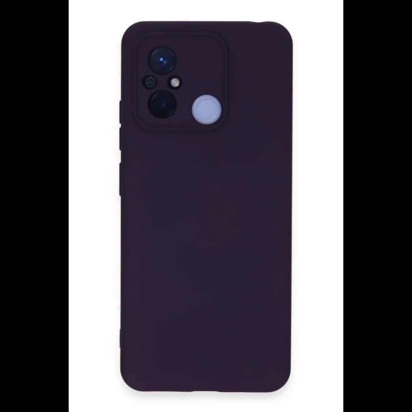 Newface Xiaomi Redmi 12C Kılıf Nano içi Kadife Silikon - Mor