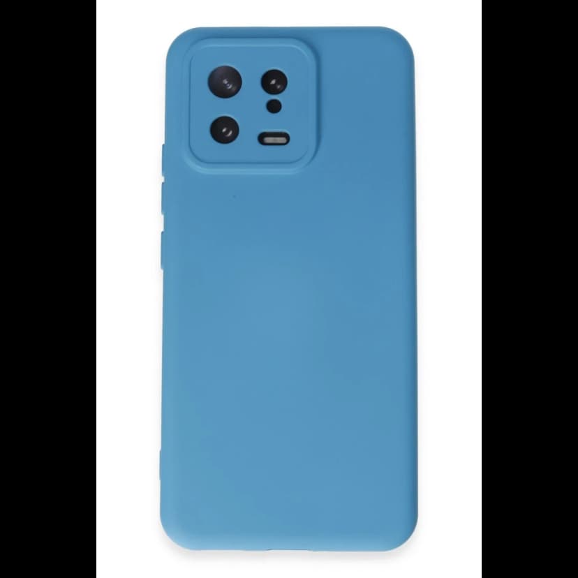 Newface Xiaomi Mi 13 Kılıf Nano içi Kadife Silikon - Mavi