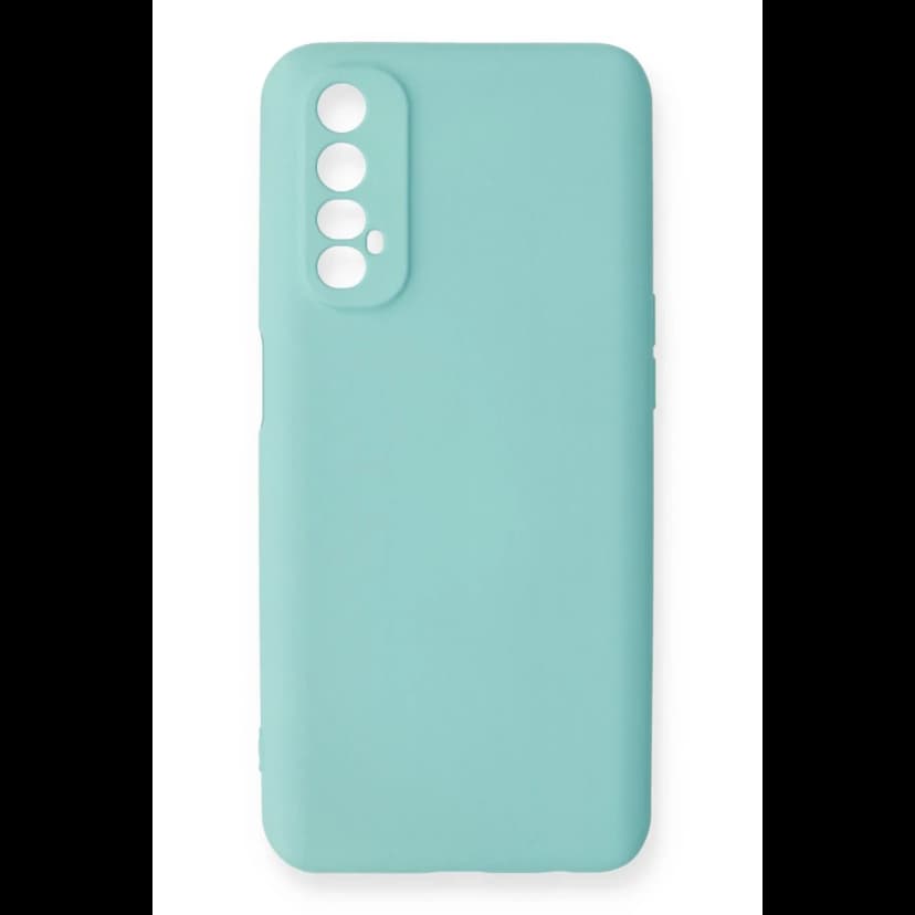 Newface Realme 7 Kılıf Nano içi Kadife Silikon - Turkuaz