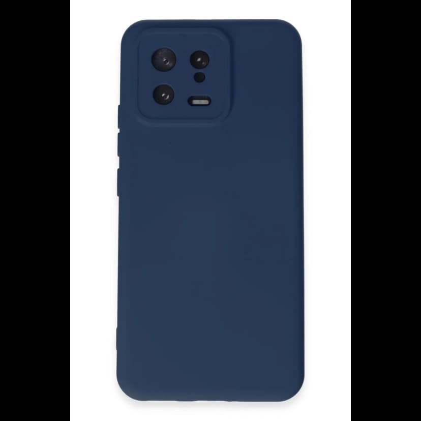 Newface Xiaomi Mi 13 Kılıf Nano içi Kadife Silikon - Lacivert