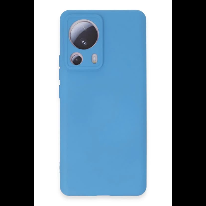 Newface Xiaomi Mi 13 Lite Kılıf Nano içi Kadife Silikon - Mavi
