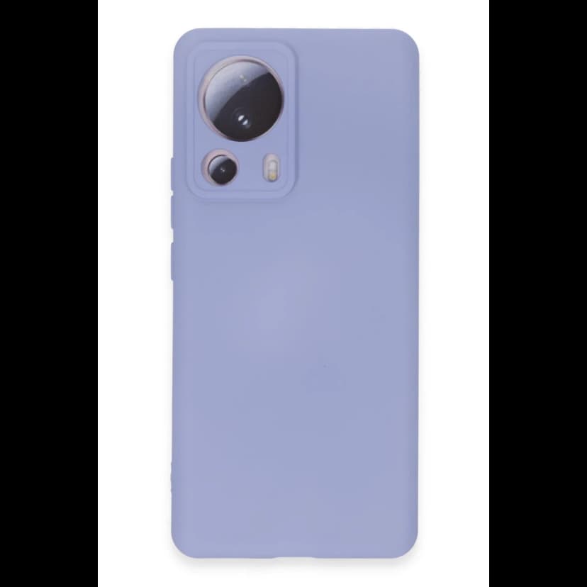 Newface Xiaomi Mi 13 Lite Kılıf Nano içi Kadife Silikon - Lila