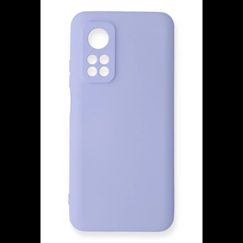 Newface Xiaomi Mi 10T Kılıf Nano içi Kadife Silikon - Lila