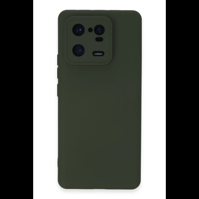 Newface Xiaomi Mi 13 Pro Kılıf Nano içi Kadife Silikon - Koyu Yeşil