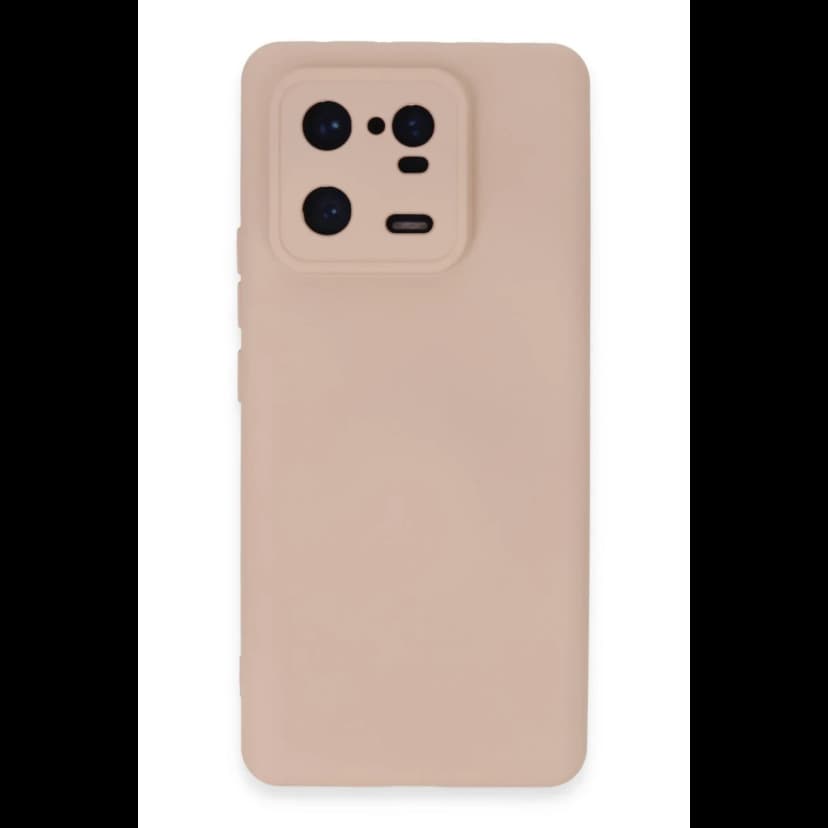 Newface Xiaomi Mi 13 Pro Kılıf Nano içi Kadife Silikon - Pudra