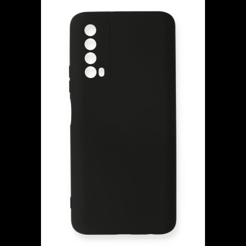 Newface Huawei P Smart 2021 Kılıf Nano içi Kadife Silikon - Siyah