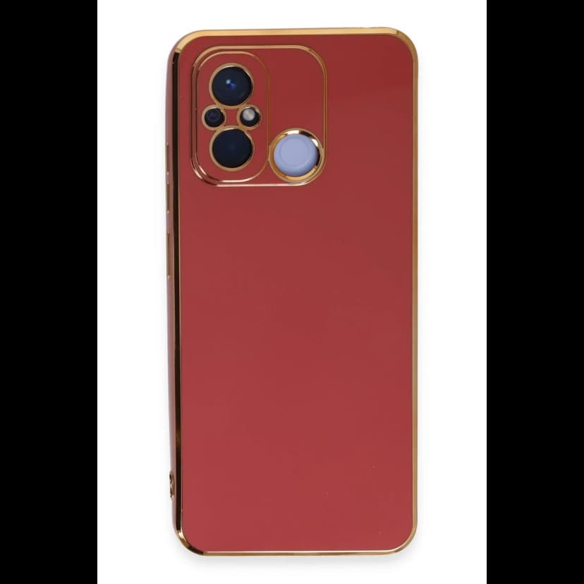 Newface Xiaomi Redmi 12C Kılıf Volet Silikon - Kırmızı