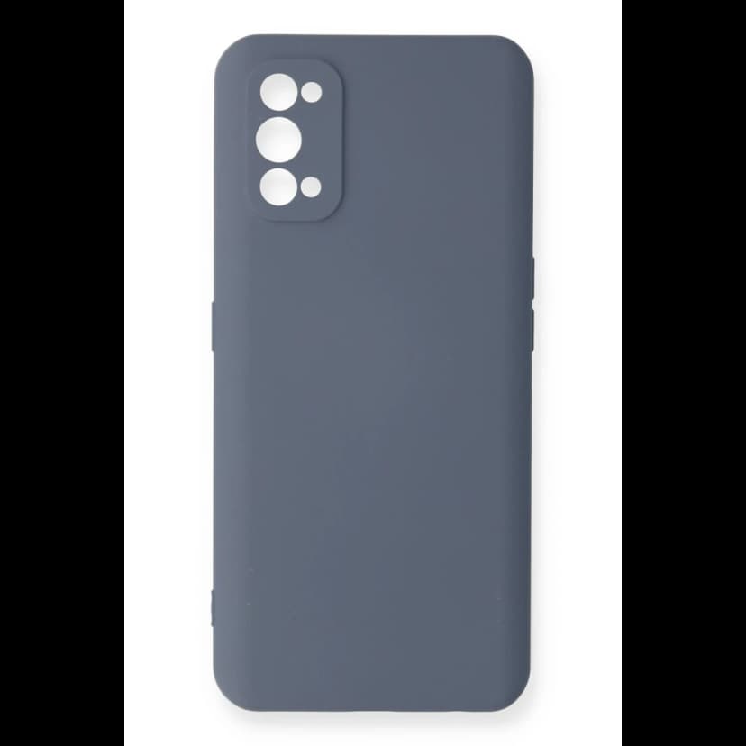 Newface Realme 7 Pro Kılıf Nano içi Kadife Silikon - Gri