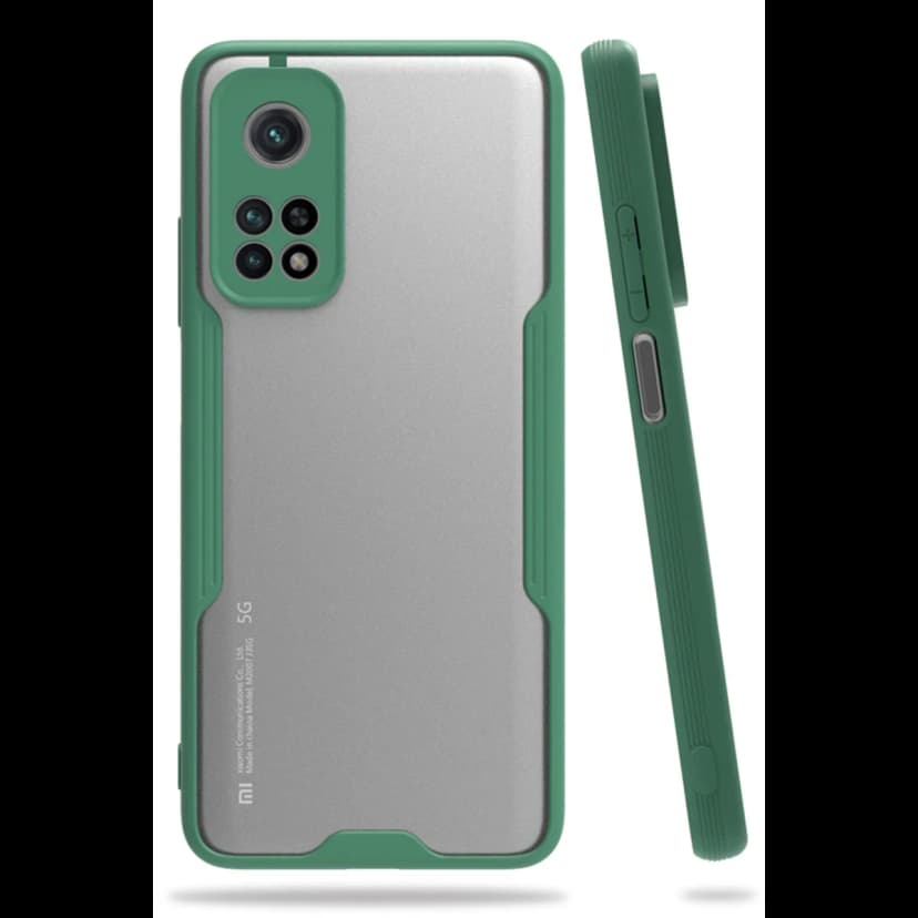 Newface Xiaomi Mi 10T Pro Kılıf Platin Silikon - Yeşil