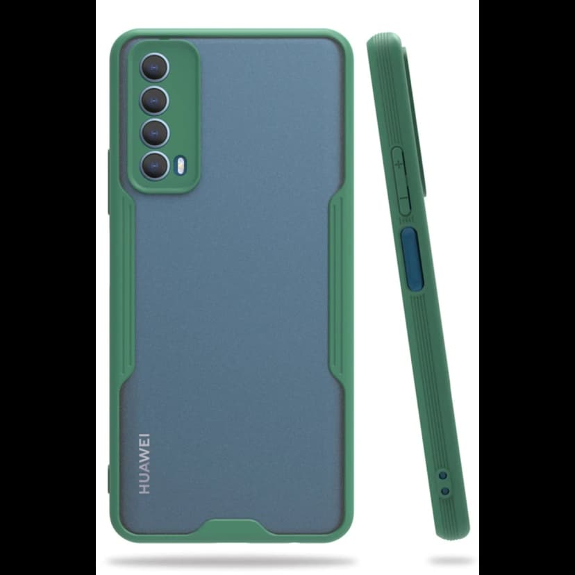 Newface Huawei P Smart 2021 Kılıf Platin Silikon - Yeşil