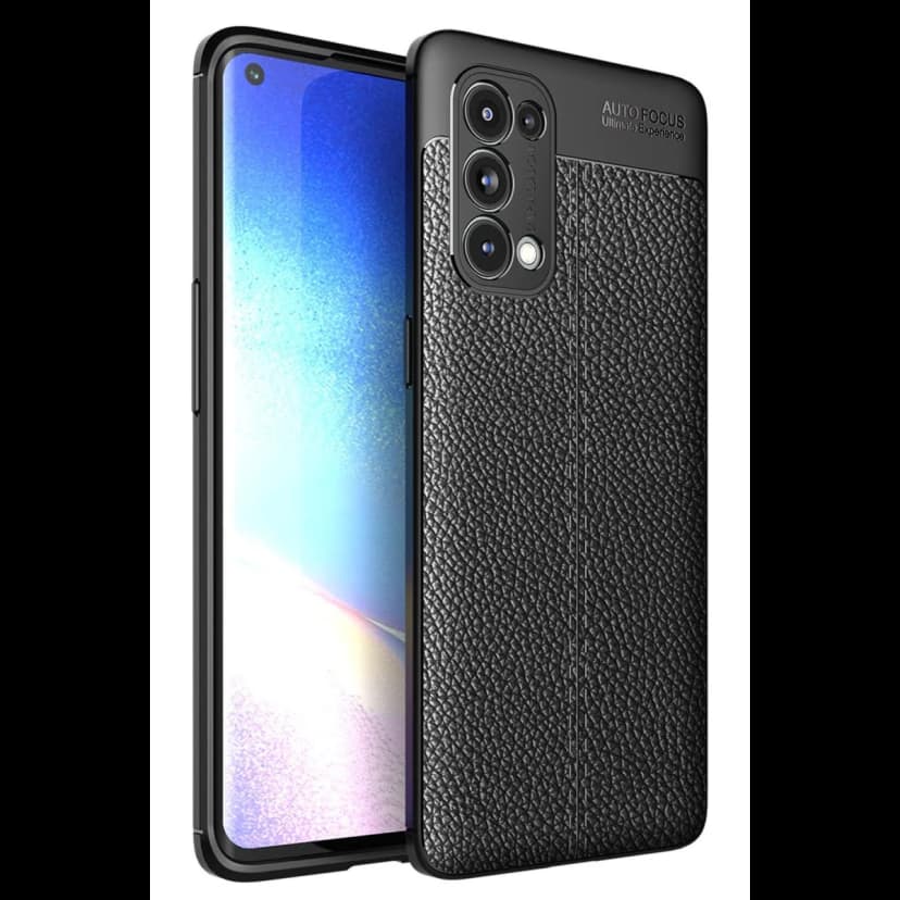 Newface Oppo Reno 5 Pro Kılıf Auto Focus Kapak - Siyah