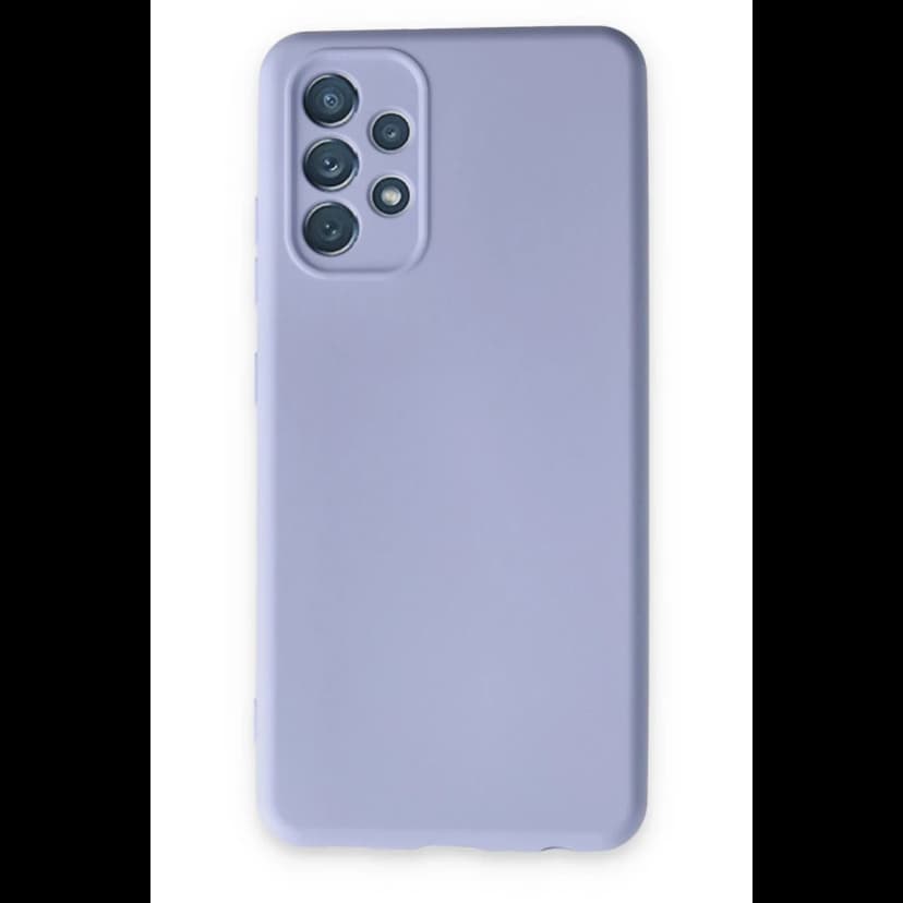 Newface Samsung Galaxy A13 4G Kılıf Nano içi Kadife Silikon - Lila