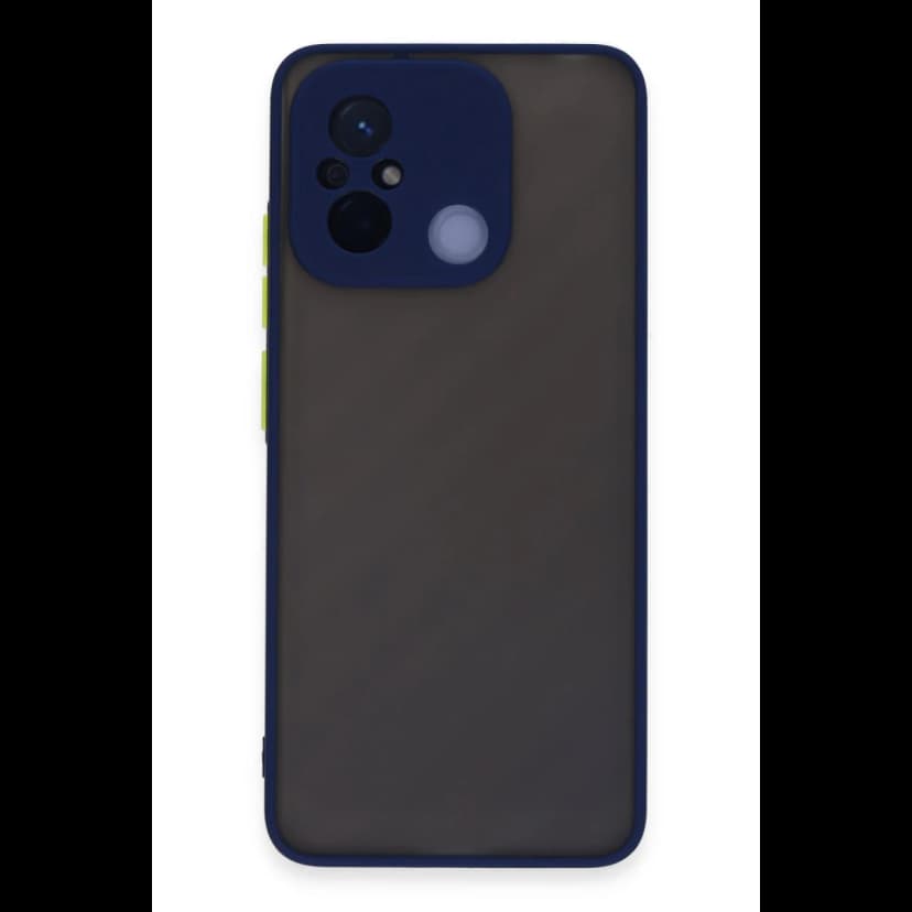 Newface Xiaomi Redmi 12C Kılıf Montreal Silikon Kapak - Lacivert