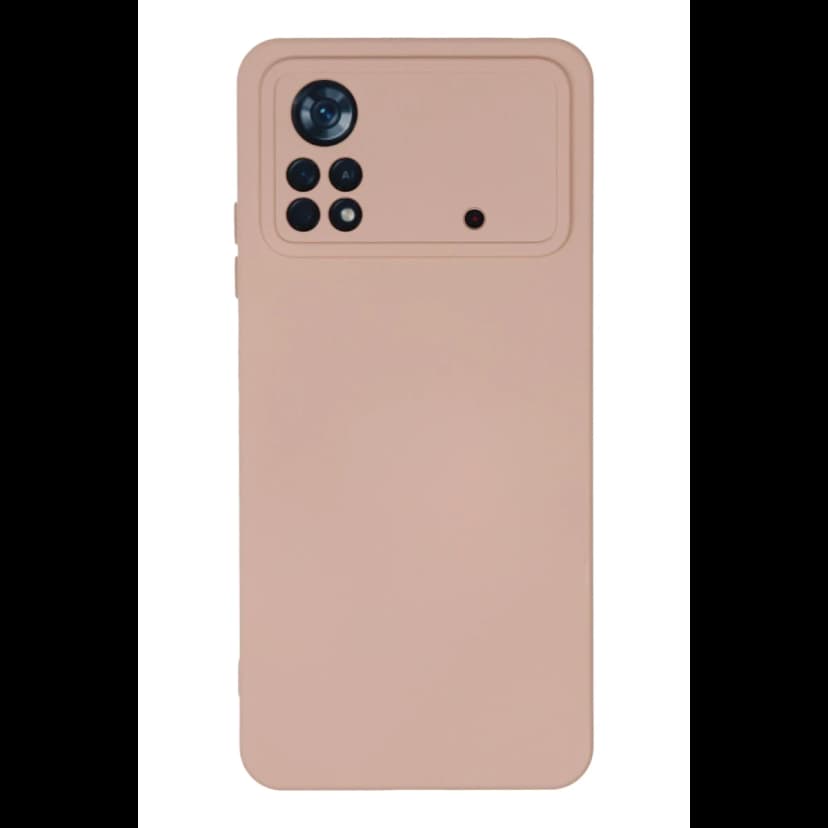 Newface Xiaomi Poco X4 Pro 5G Kılıf Nano içi Kadife Silikon - Pudra