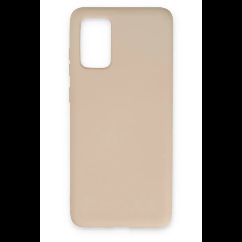 Newface Samsung Galaxy S20 Kılıf Nano içi Kadife Silikon - Pudra