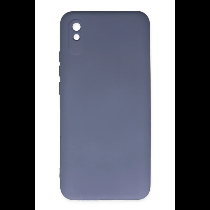 Newface Xiaomi Redmi 9A Kılıf Nano içi Kadife Silikon - Gri