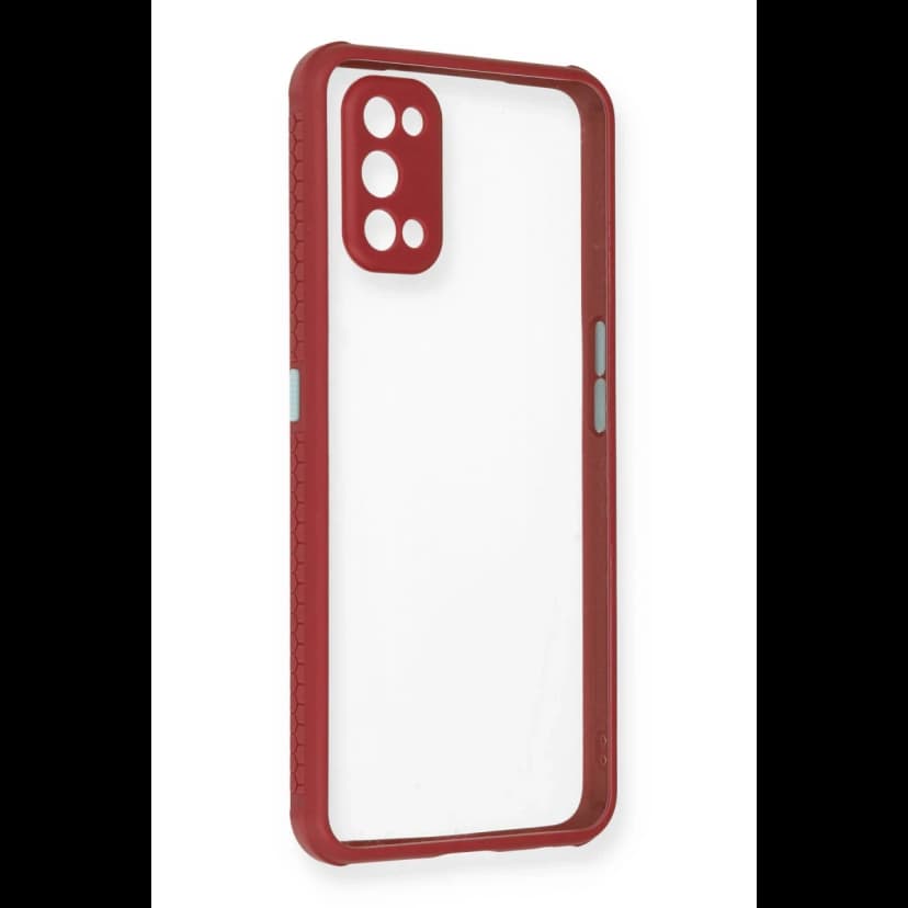 Newface Realme 7 Pro Kılıf Miami Şeffaf Silikon - Fuşya