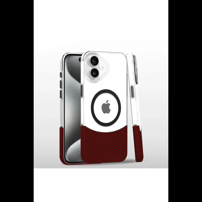 Joko Apple iPhone 16 Plus Carbon Puzzle Magsafe Kapak - Pembe