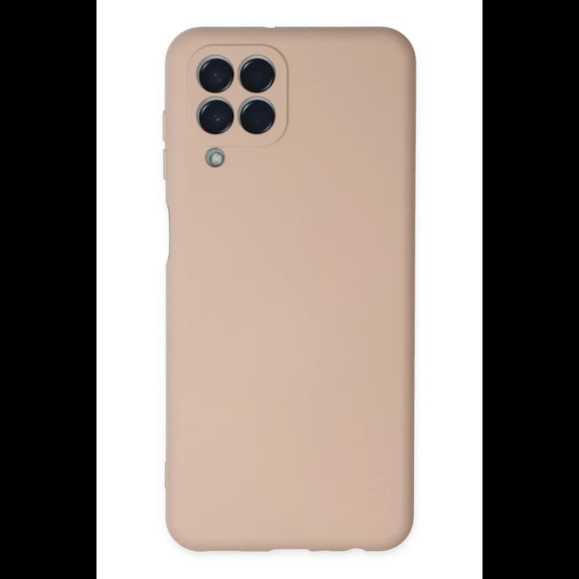 Newface Samsung Galaxy M33 Kılıf Nano içi Kadife Silikon - Pudra