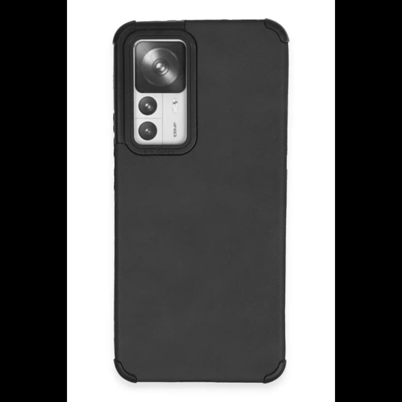 Newface Xiaomi Mi 12T Kılıf Loop Deri Silikon - Siyah