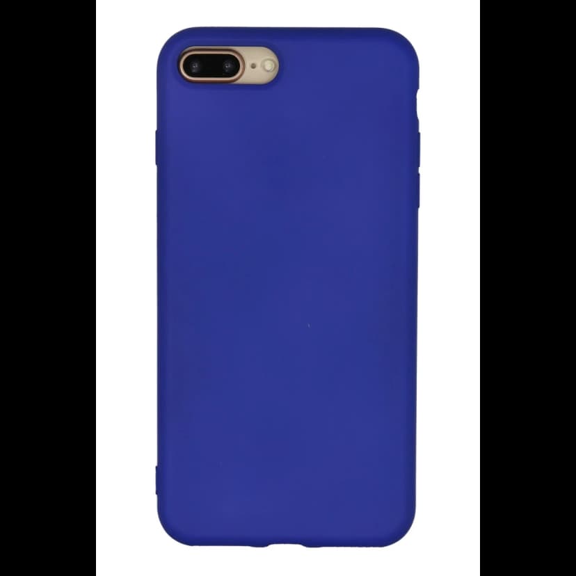 Newface Apple iPhone 7 Plus Kılıf Nano içi Kadife Silikon - Lacivert