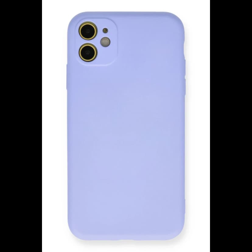 Newface Apple iPhone 11 Kılıf Nano içi Kadife Silikon - Lila