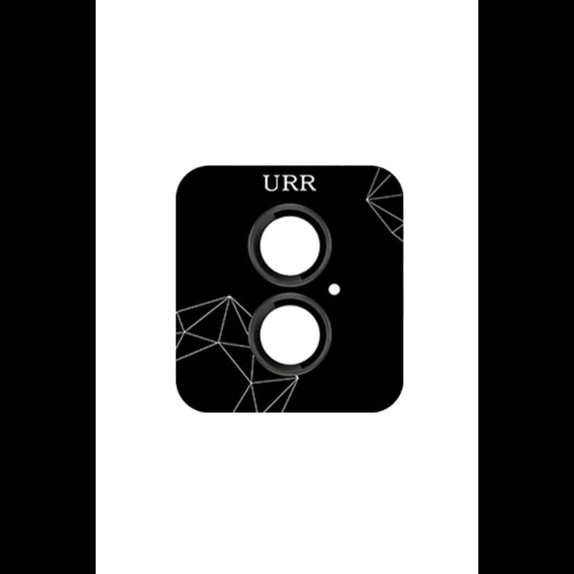 URR Apple iPhone 16 Titanium Alloy AR Kamera Lens Koruyucu - Siyah
