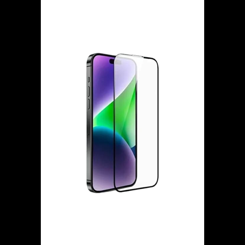 URR Apple iPhone 16 Pro 3D Resin Edge Cam Ekran Koruyucu - Siyah