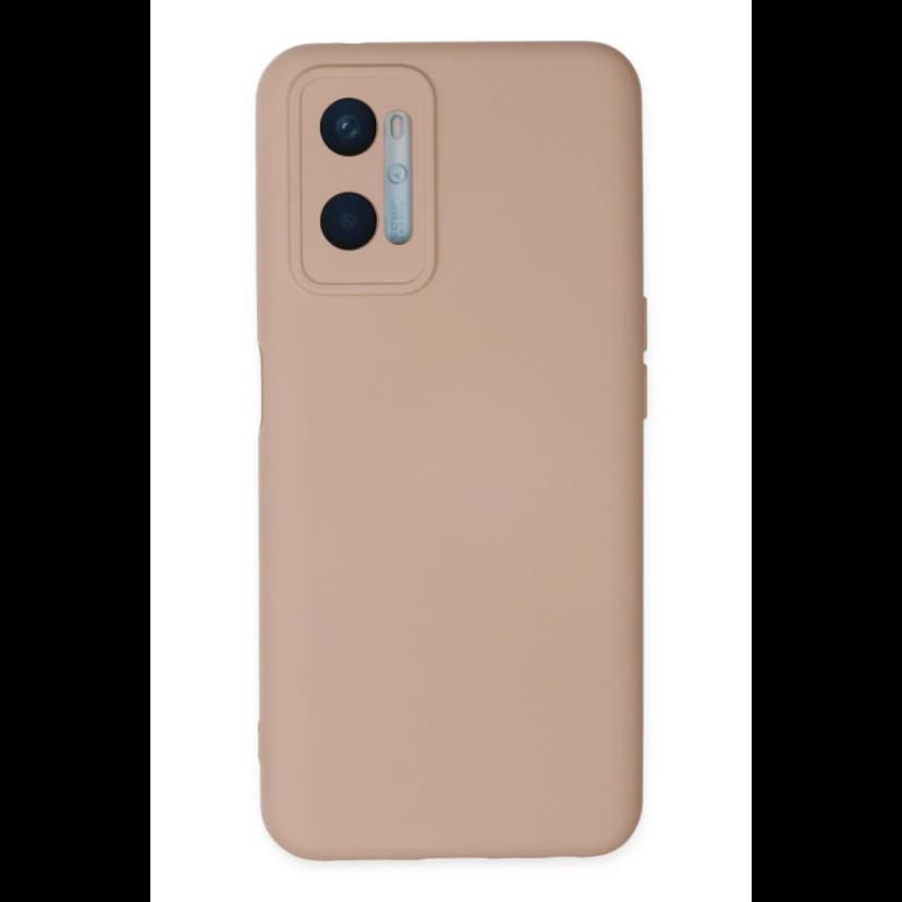 Newface Oppo A96 Kılıf Nano içi Kadife Silikon - Pudra
