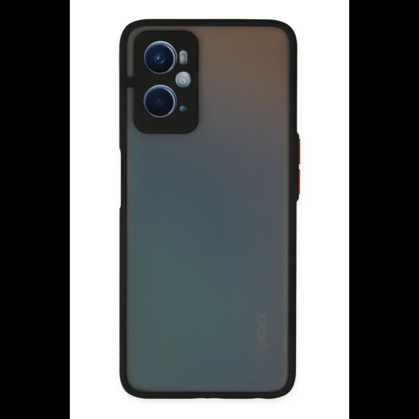Newface Oppo A96 Kılıf Montreal Silikon Kapak - Siyah