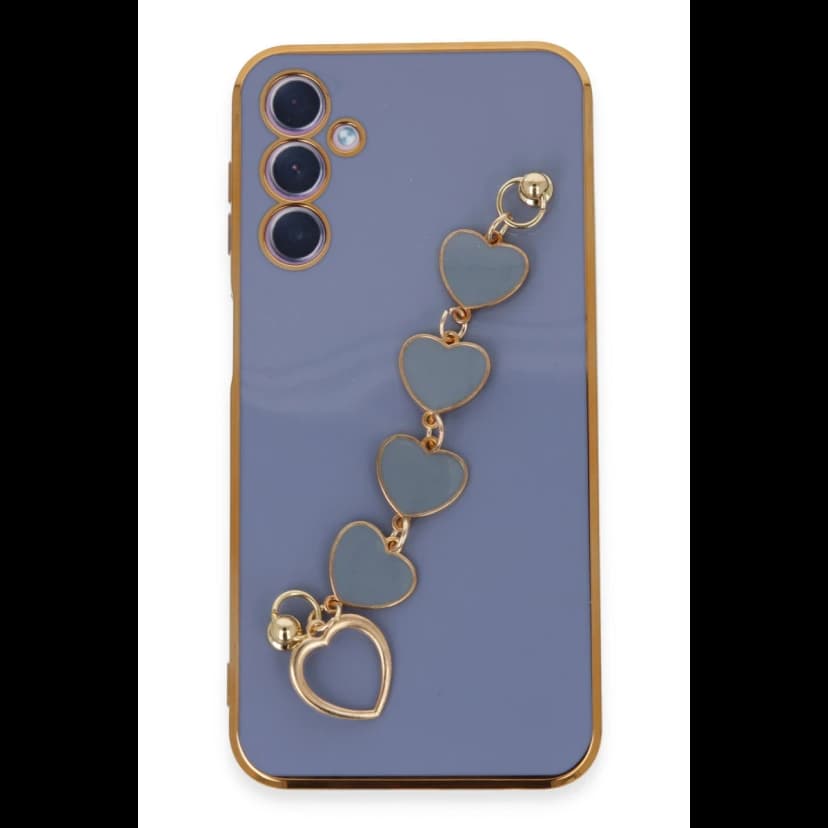 Newface Samsung Galaxy A24 4G Kılıf Esila Silikon - Gri
