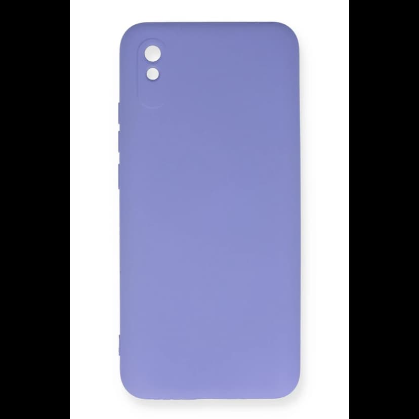 Newface Xiaomi Redmi 9A Kılıf Nano içi Kadife Silikon - Lila