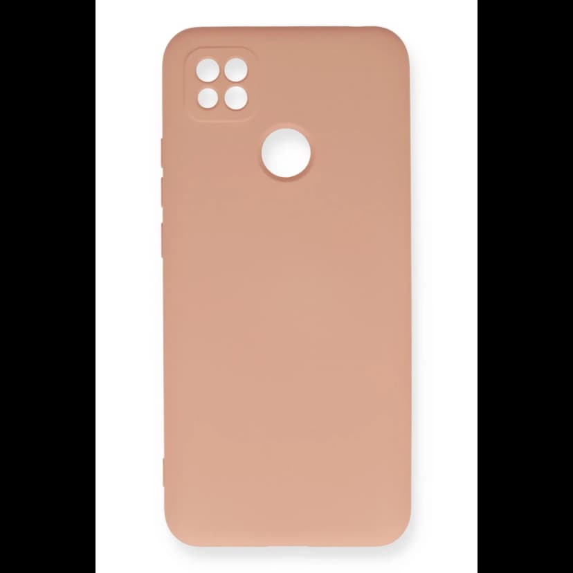 Newface Xiaomi Redmi 9C Kılıf Nano içi Kadife Silikon - Pudra