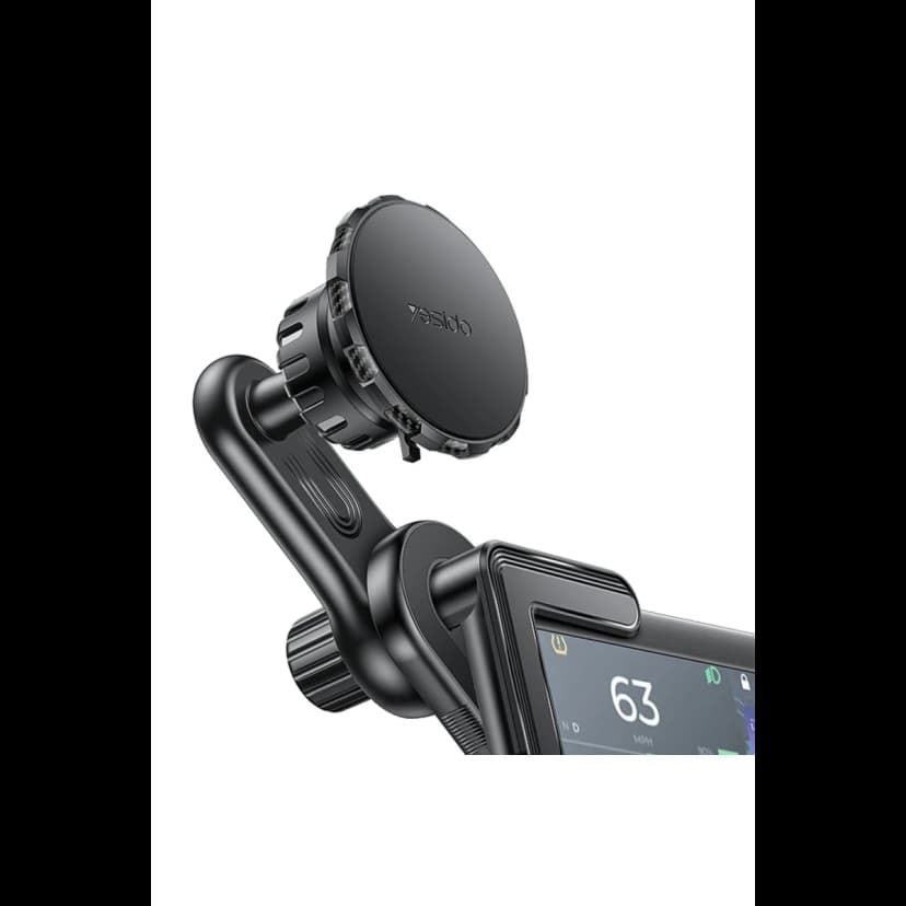Yesido C212 360 Derece Ayarlanabilir Araç CarPlay Ekranına Sabitlenen Magsafe Araç Telefon Tutucu - Siyah