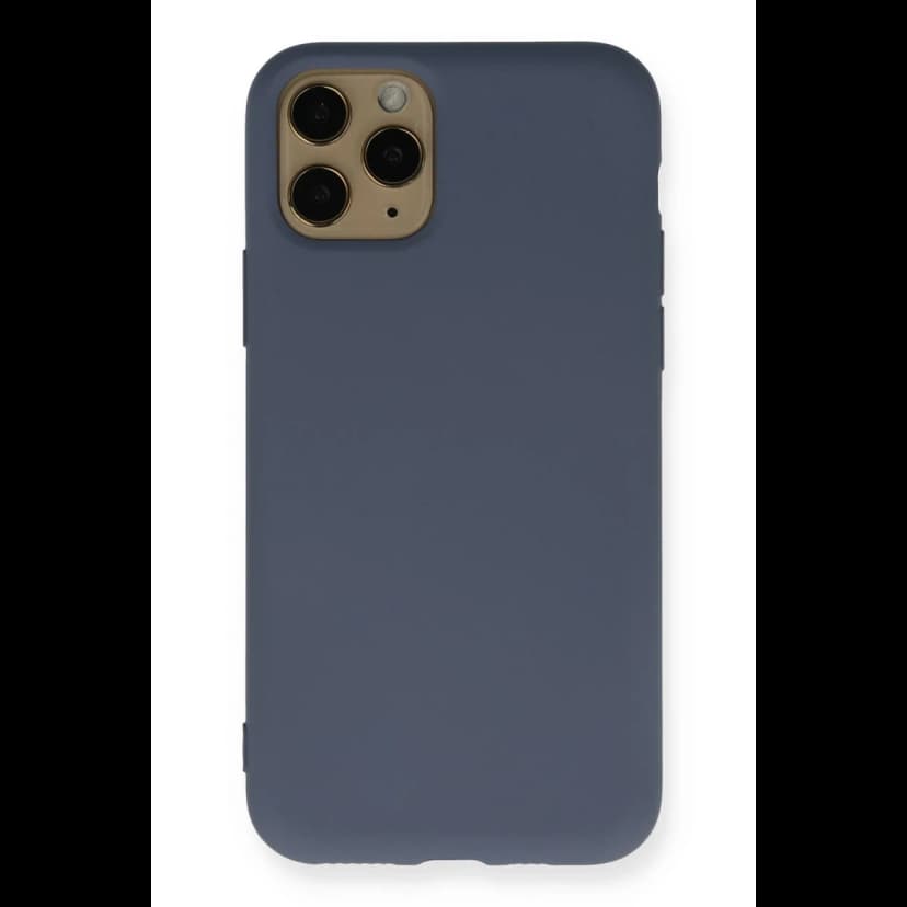 Newface Apple iPhone 11 Pro Kılıf Nano içi Kadife Silikon - Gri